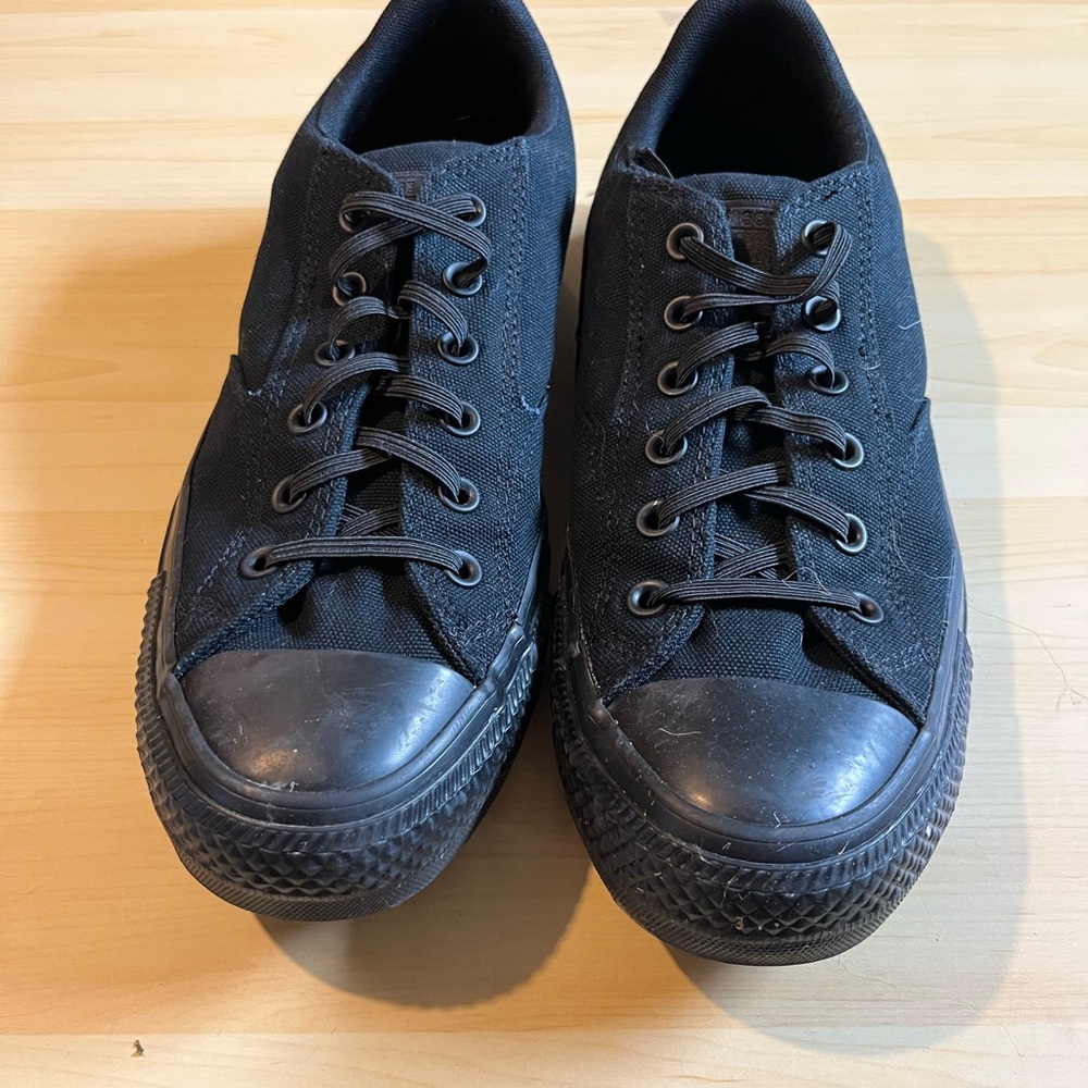 Men's Black Canvas Sneakers